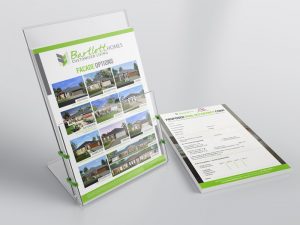 bartlett homes two flyer designs