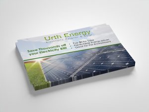 urth energy mailout flyer design