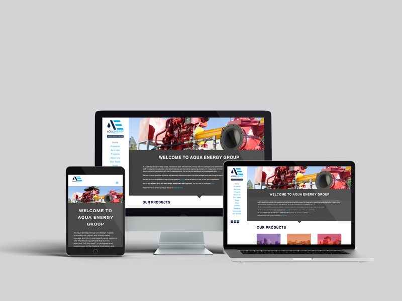 lucreative responsive website design - home page