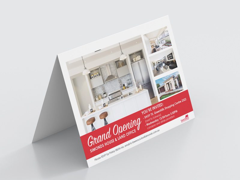 simonds homes invitation for grand opening