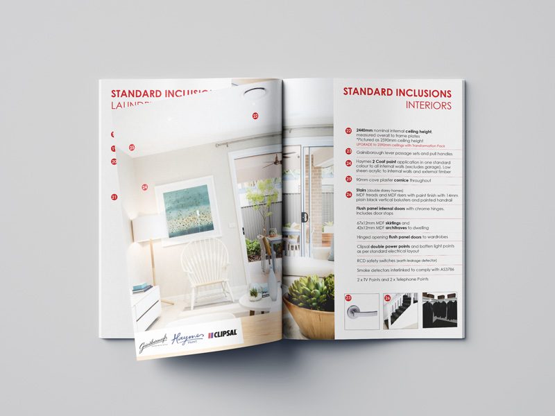 promotional brochure design spread