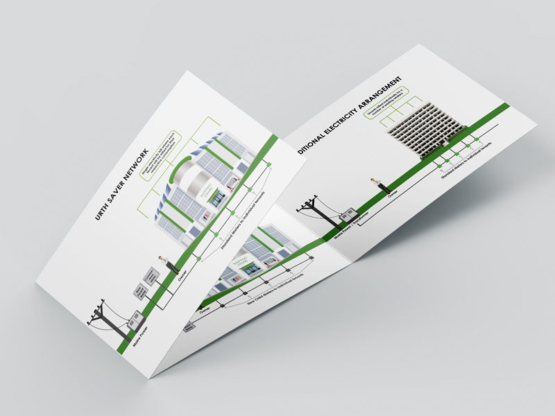 informational illustration brochure